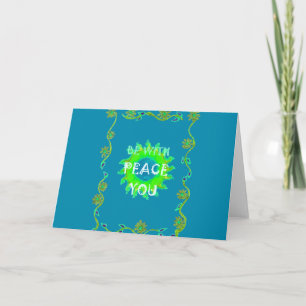Carte Peace Be with You Art Print