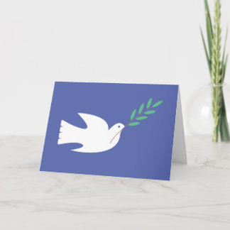 Carte Peace Dove with Olive Branch Card