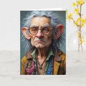 Carte Peace, Love, and Bengay Milestone Occasion Card (Fleur jaune)