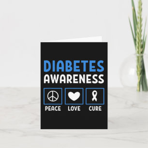 Carte Peace Love Cure Diabetes Sensibilisation 3
