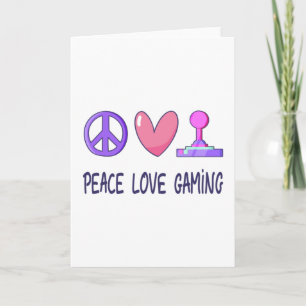 Carte Peace Love Gaming