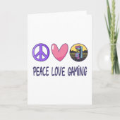 Carte Peace Love Gaming (Devant)