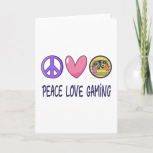 Carte Peace Love Gaming