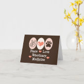 Carte Peace Love Medicine Blank Note Card (Fleur jaune)