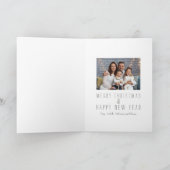 Carte Peace on Earth Dove Photo Noël (Intérieur)