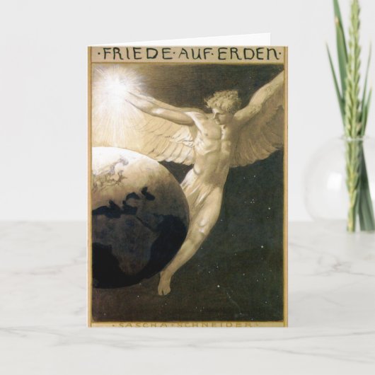 Carte Peace on Earth Fine Art Greetings Card (Devant)