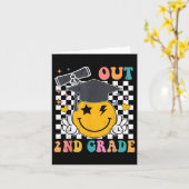 Carte Peace Out 2e année d'études Dernière journée Sec é (Fleur jaune)