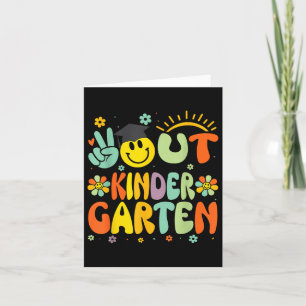 Carte Peace Out Kindergarten Cl De 2025 Goodbye Graduati