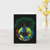 Carte Peace Tree Love - Protection De l'environnement Ea (Fleur jaune)