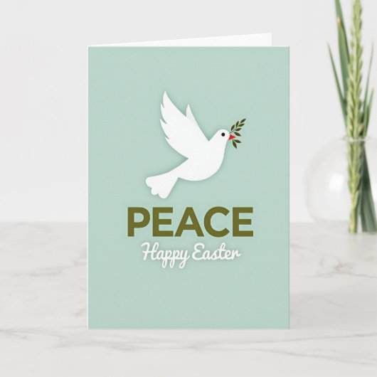 Carte Peaceful Dove Holiday Card (Devant)