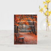 Carte Peaceful Landscape with Words of Loss Sympathy (Fleur jaune)