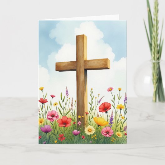 Carte Peaceful Meadow Scene Art Card (Devant)