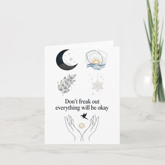 Carte Peaceful Night Moonlight Uplift_ Insred Gentle Art (Devant)