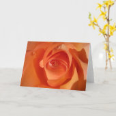 Carte Peach Burst (Fleur jaune)