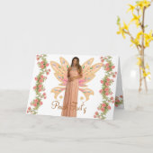 Carte Peach Faibery (Fleur jaune)