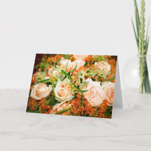 Carte Peach Rose Bouquet