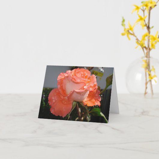 Carte Peachrose (Fleur jaune)