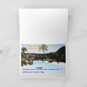 Carte Peacock - Adieu (Intérieur)