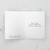 Carte Peacock Blanc En Sympathie Lune (Intérieur)