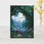 Carte Peacocks ArtCard (Fleur jaune)