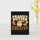 Carte Peanut Butter Funny Peanut Butter Lovers Apparel  (Fleur jaune)