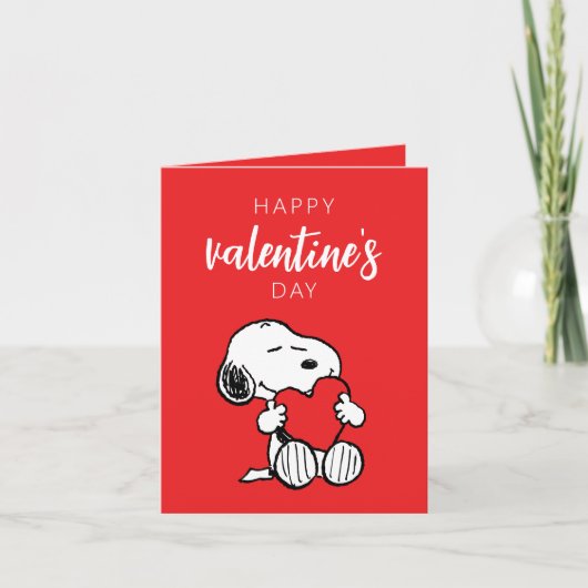 Carte Peanuts | Câlin coeur de Snoopy (Devant)
