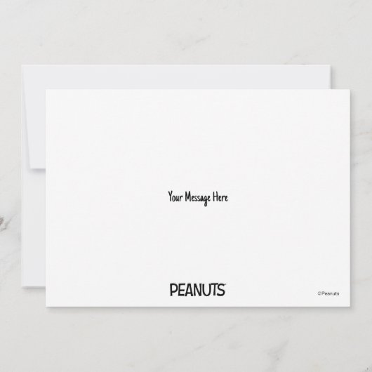 Carte Peanuts | Cœurs de Snoopy (Dos)