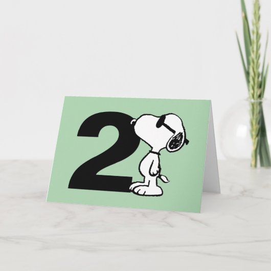 Carte PEANUTS | Joyeux Anniversaire Snoopy (Devant)