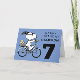 Carte PEANUTS   Snoopy Joyeux anniversaire