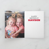 Carte PEANUTS | Snoopy Joyeux anniversaire (Intérieur)