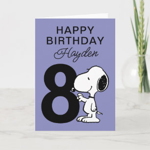 Carte PEANUTS   Snoopy Joyeux anniversaire