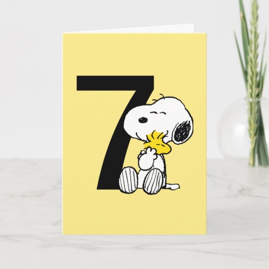 Carte PEANUTS | Snoopy Joyeux Anniversaire (Devant)