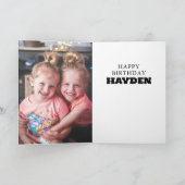 Carte PEANUTS | Snoopy Joyeux Anniversaire (Intérieur)