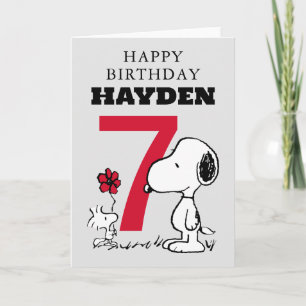 Carte PEANUTS   Snoopy Joyeux anniversaire