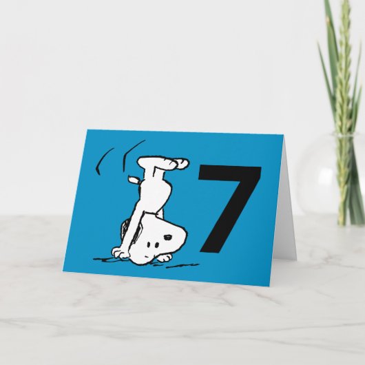 Carte PEANUTS | Snoopy Joyeux Anniversaire (Devant)