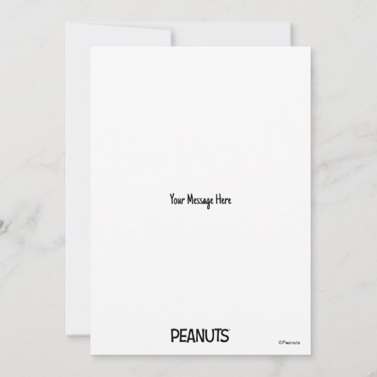 Carte Peanuts | Snoopy Napping (Dos)