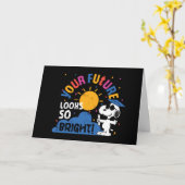 Carte Peanuts Snoopy Your Future Looks So Bright (Fleur jaune)