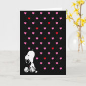 Carte Peanuts Valentine Hearts  (Fleur jaune)