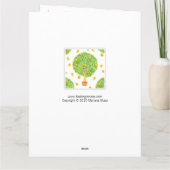 Carte Pear Tree Pears Blank Big Grey Card (Dos)