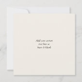 Carte Pearl 30e anniversaire du Mariage Salutation (Dos)