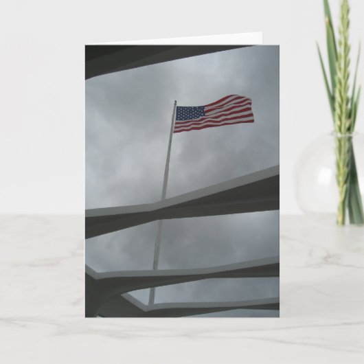 Carte Pearl Harbor Flag Card (Devant)