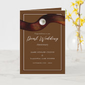 Carte Pearl Ribbon, 30 ans de Mariage (Fleur jaune)