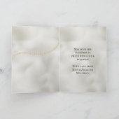 Carte Pearls White Luxe Mariage (Intérieur)