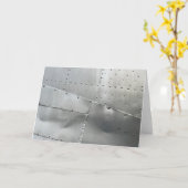 Carte Peau d'aéronef en aluminium (Fleur jaune)