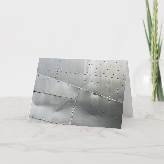 Carte Peau d'aéronef en aluminium (Devant)