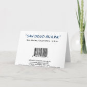 CARTE PEC DE L'HORIZON J DE SAN DIGO (Dos)