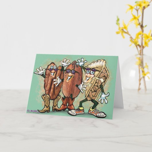 Carte Pecans (Fleur jaune)