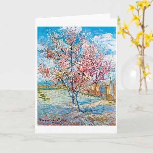 Carte Pêche à fleurs, Van Gogh (Fleur jaune)