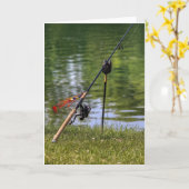 Carte Pêche à la mouche (Fleur jaune)