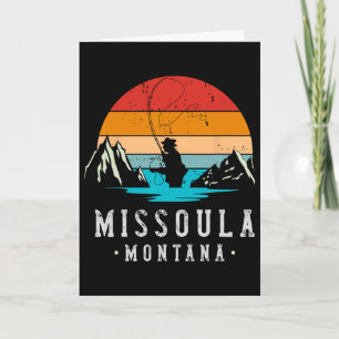 Carte Pêche à la mouche Missoula Montana